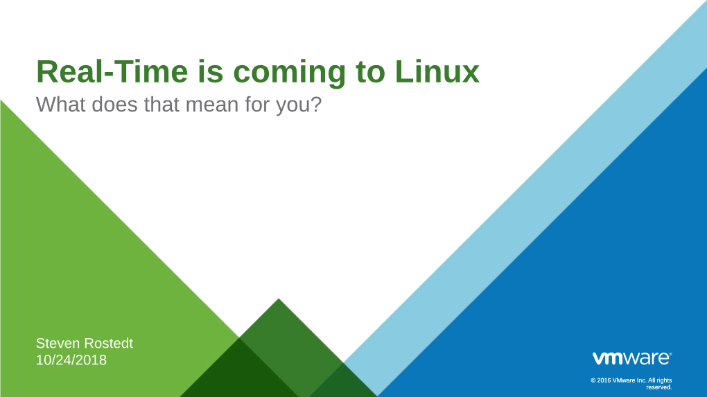 Real-Time Is Coming to Linux What Does That Mean for You?