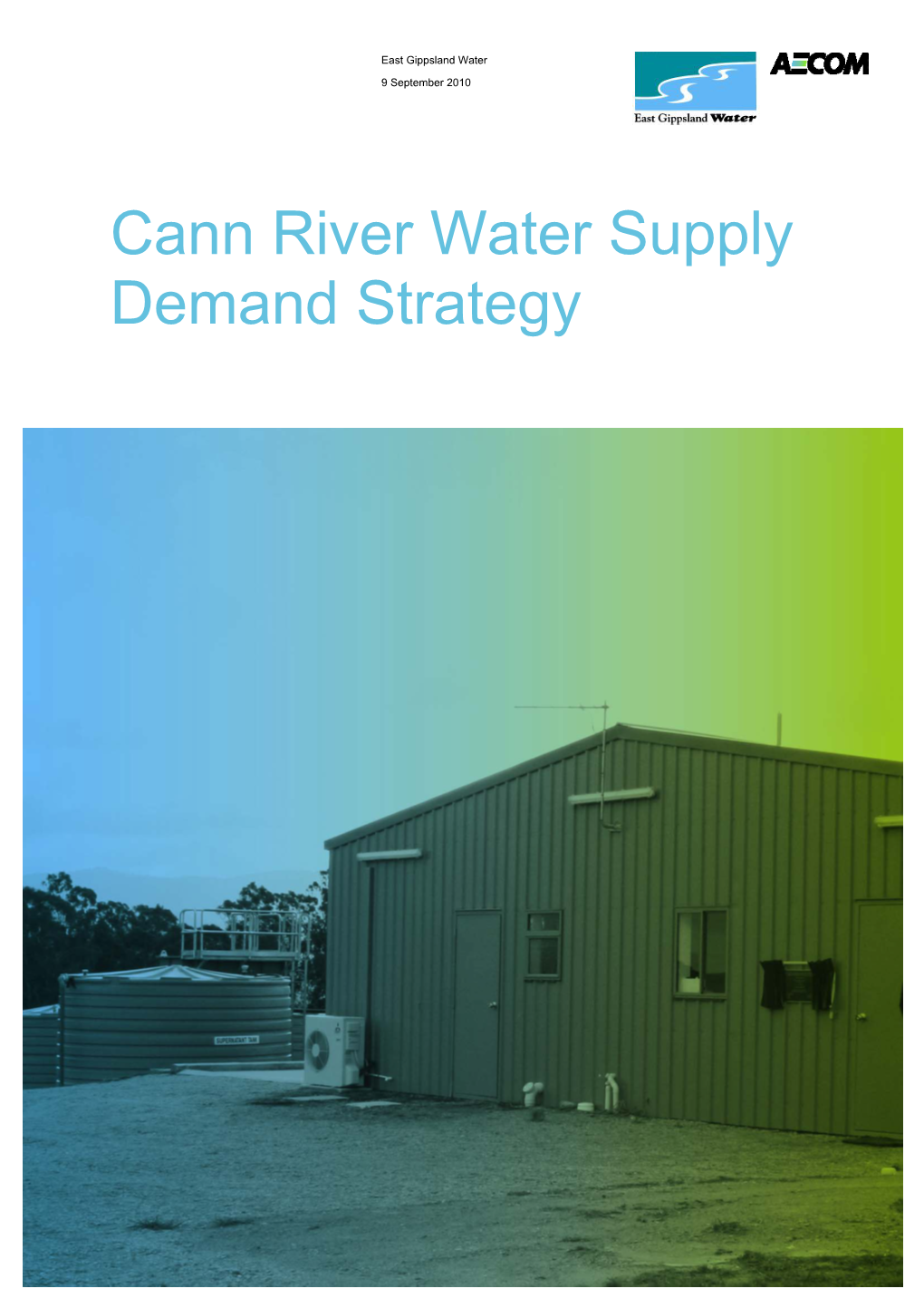 Cann River Water Supply Demand Strategy