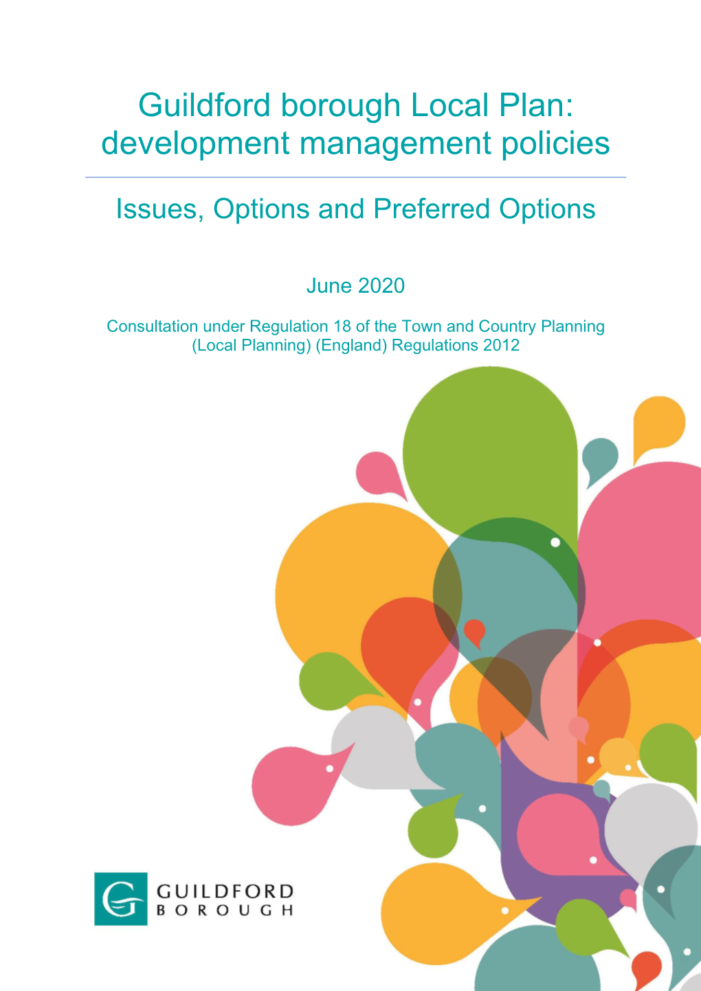 Guildford Borough Local Plan: Development Management Policies