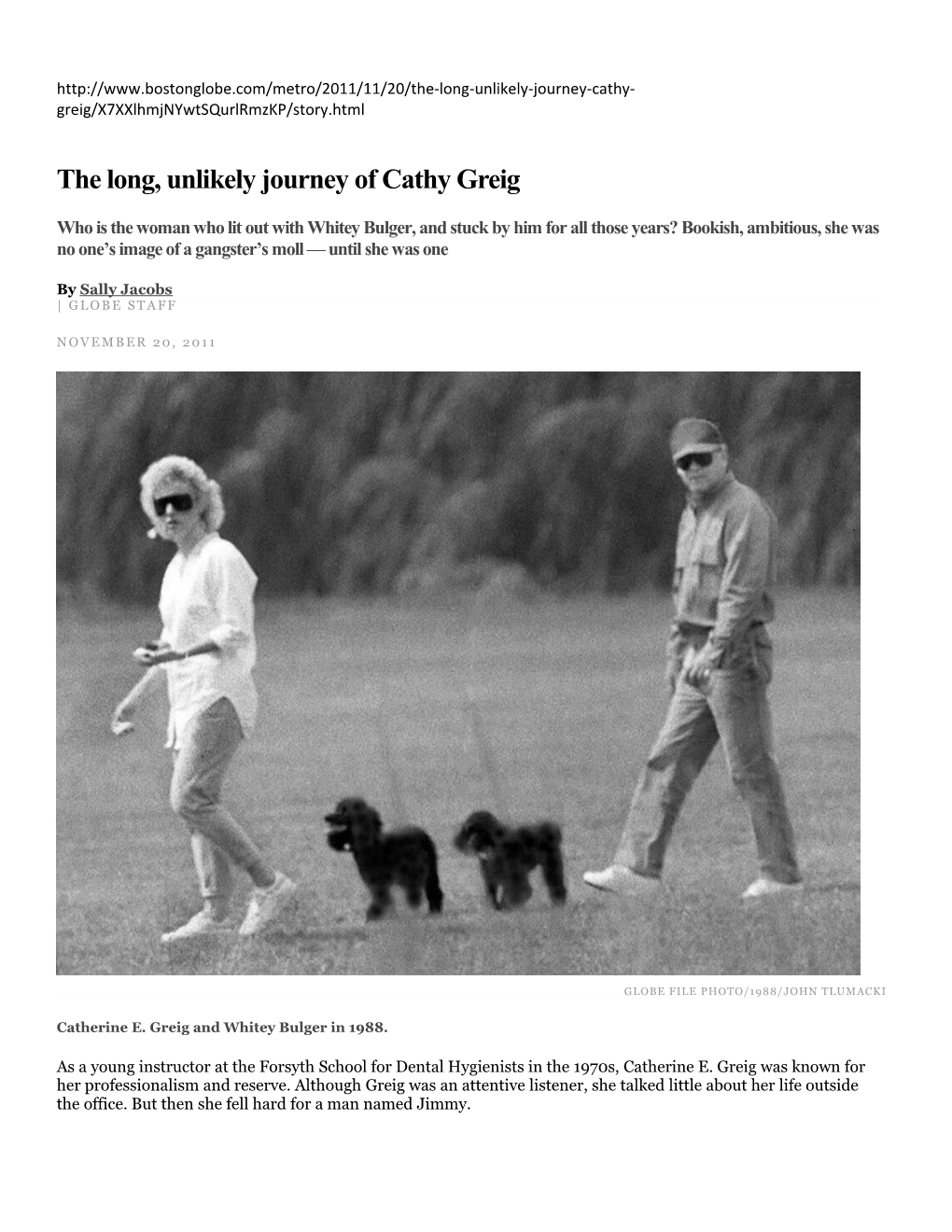 The Long, Unlikely Journey of Cathy Greig