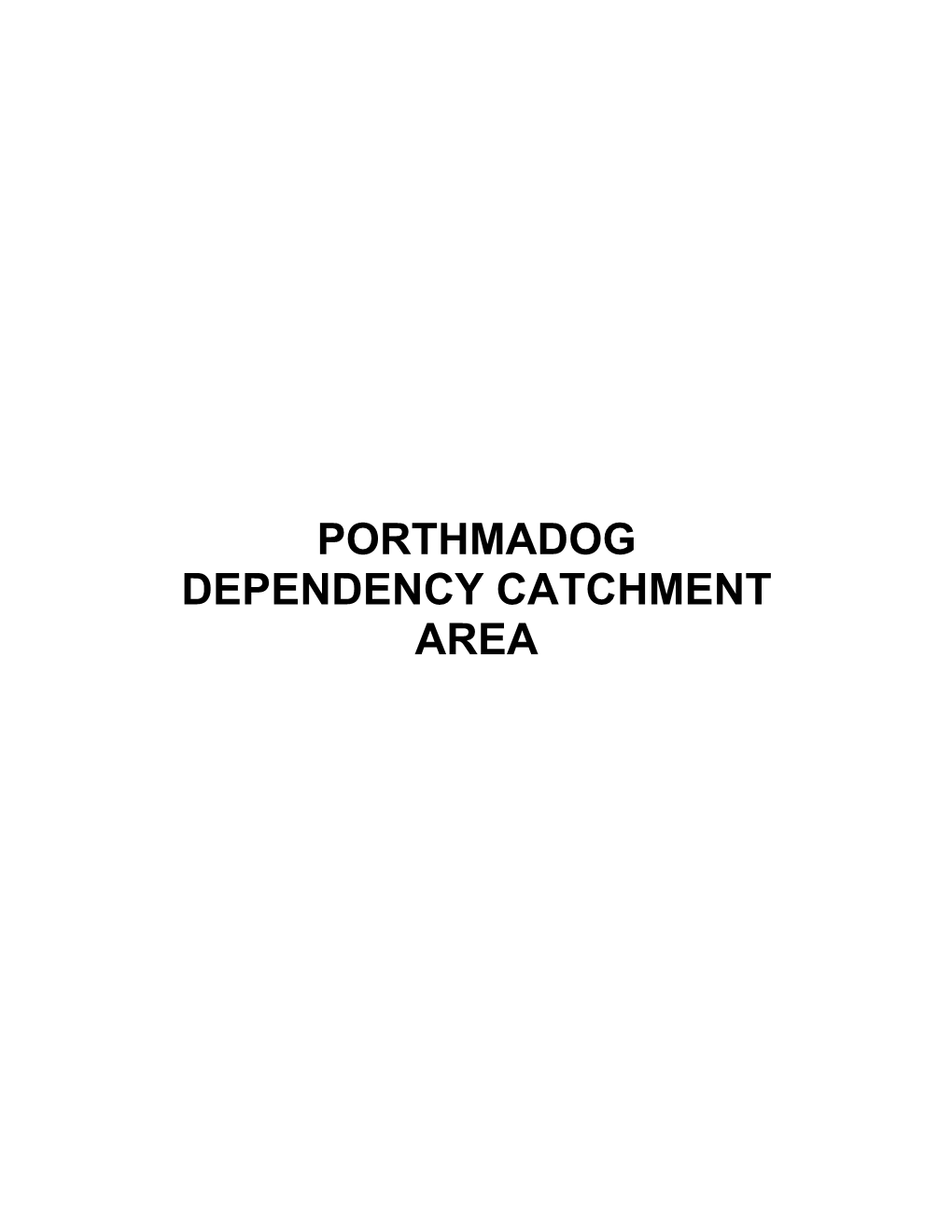 Development Briefs: Porthmadog