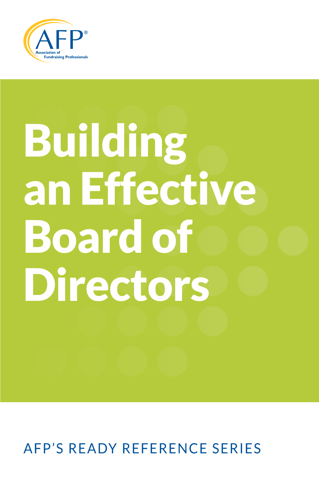 Building an Effective Board of Directors