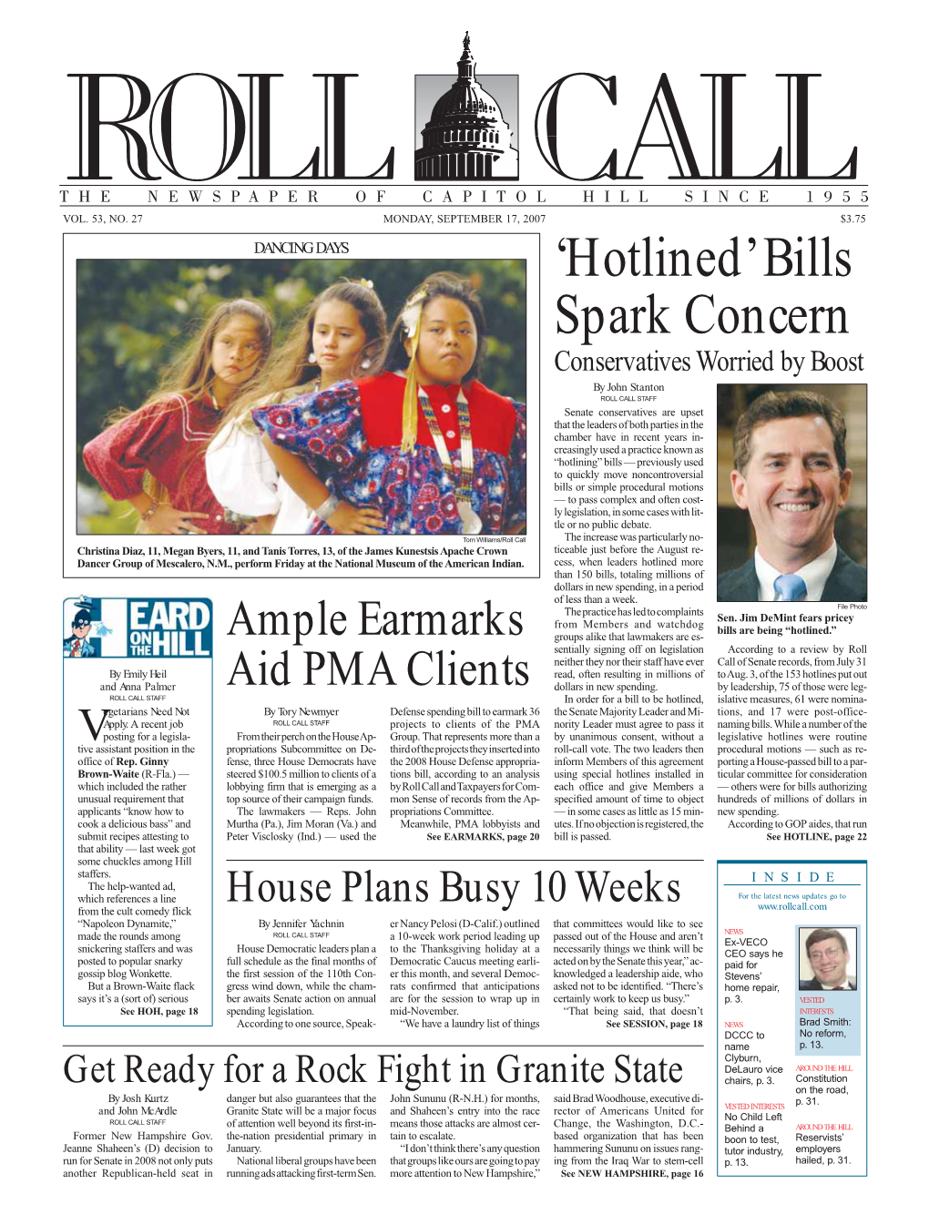 'Hotlined'bills Spark Concern