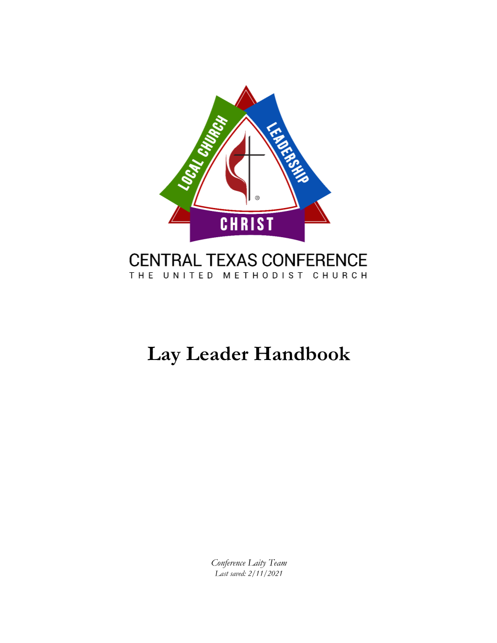 Local Church Lay Leader Handbook