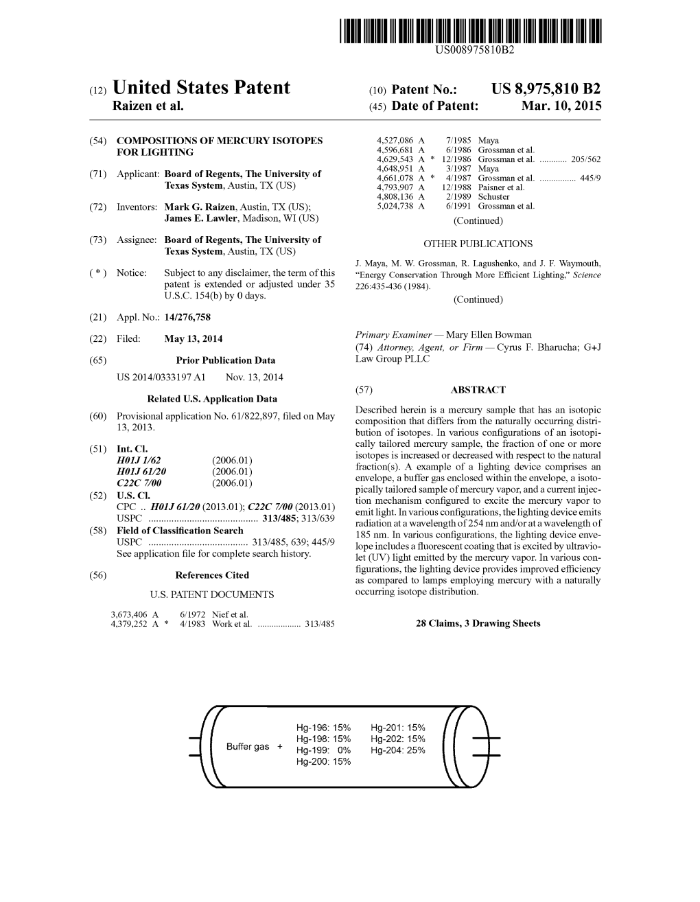 (10) Patent No.: US 8975810 B2