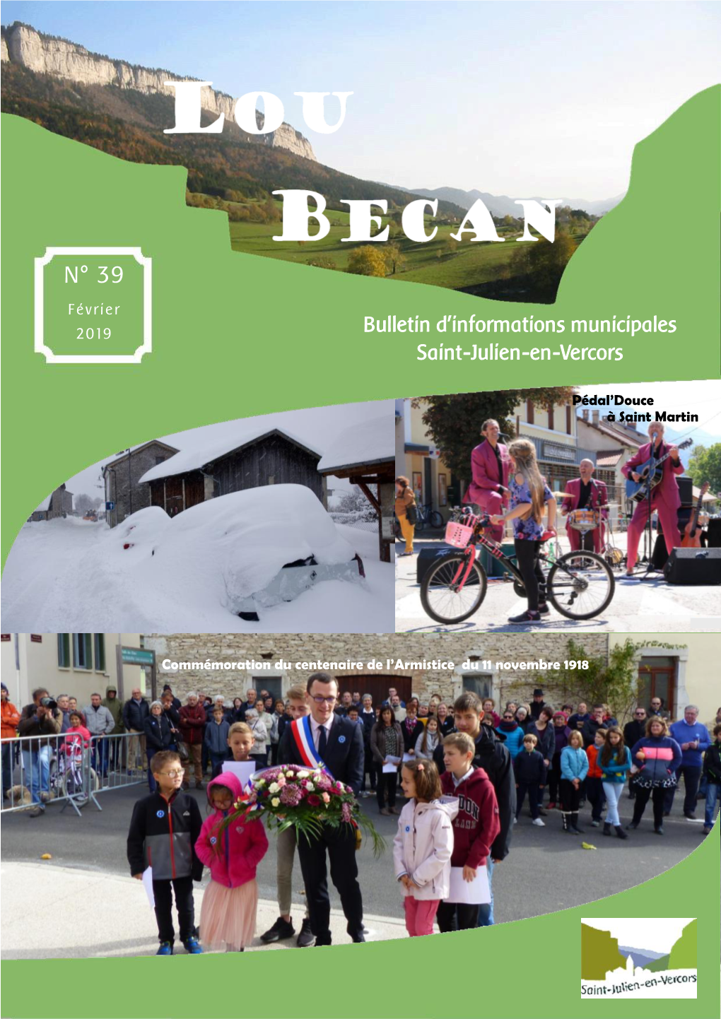 N° 39 Février Bulletin D’Informations Municipales 2019 Saint-Julien-En-Vercors