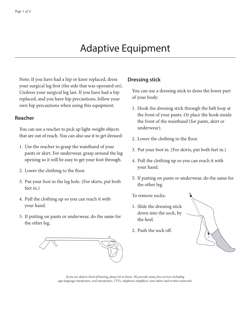 Adaptive Equipment