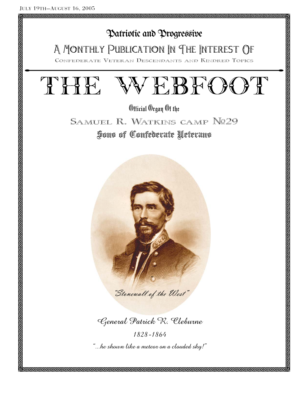 The Webfoot Official Organ of the Samuel R