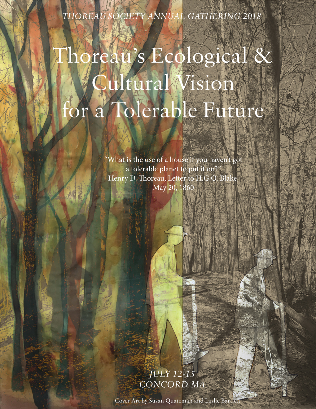 Thoreau's Ecological & Cultural Vision for a Tolerable Future