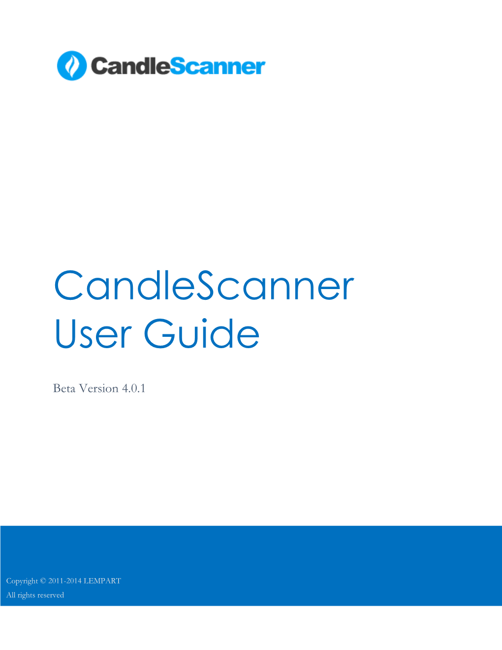 Candlescanner User Guide