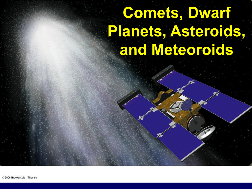 Comets, Dwarf Planets, Asteroids, and Meteoroids Comets