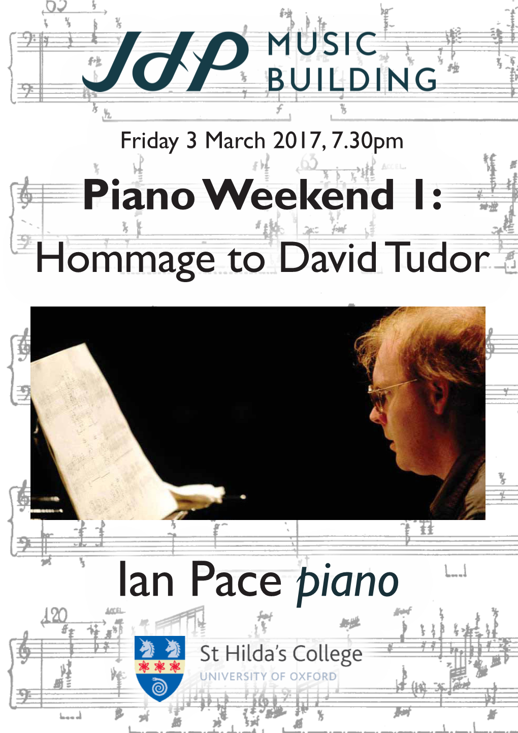 Ian Pace Piano Jacqueline Du Pré Music Building