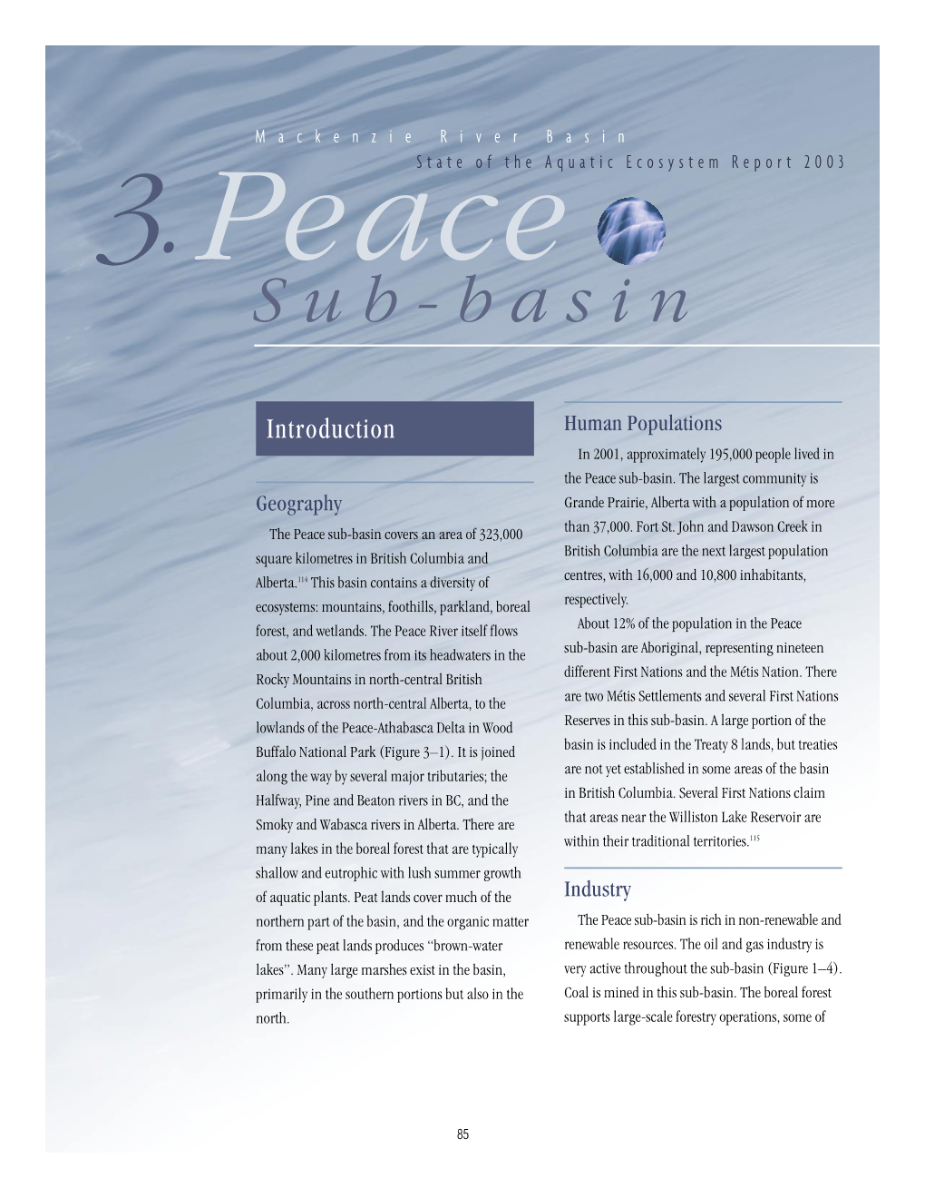 Peace Sub-Basin