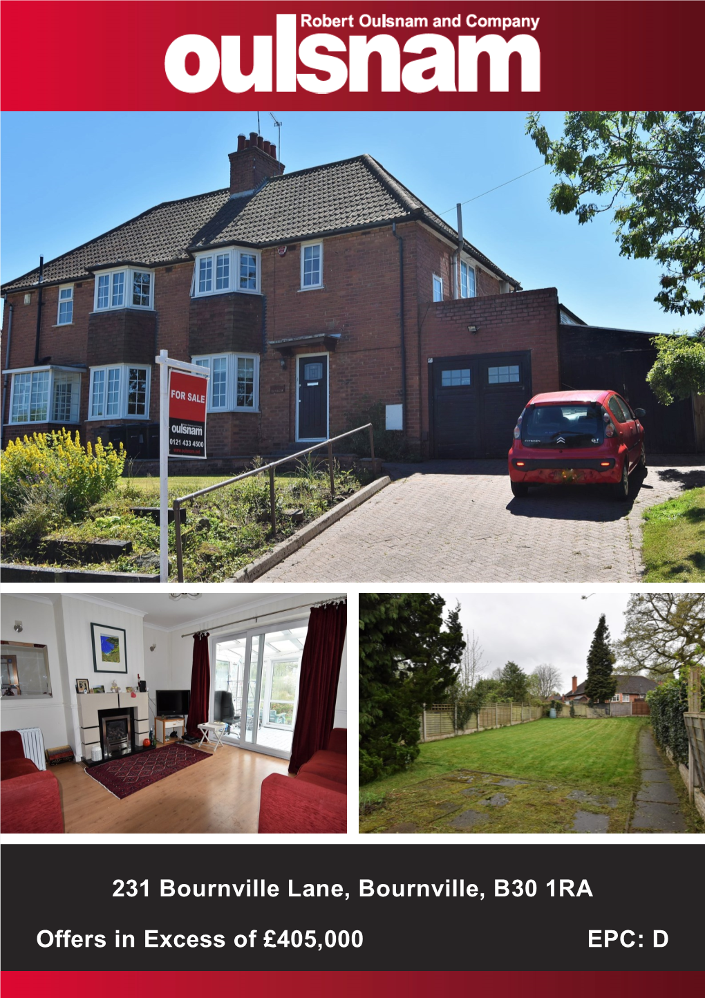 231 Bournville Lane, Bournville, B30 1RA Offers in Excess of £405,000