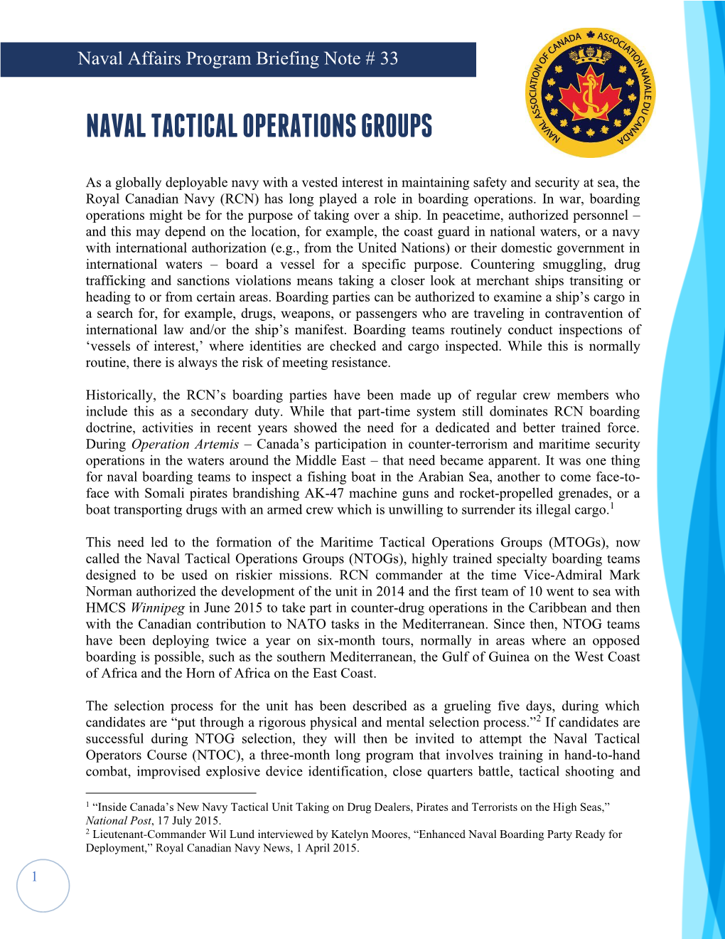 33. Naval Tactical Operations Groups