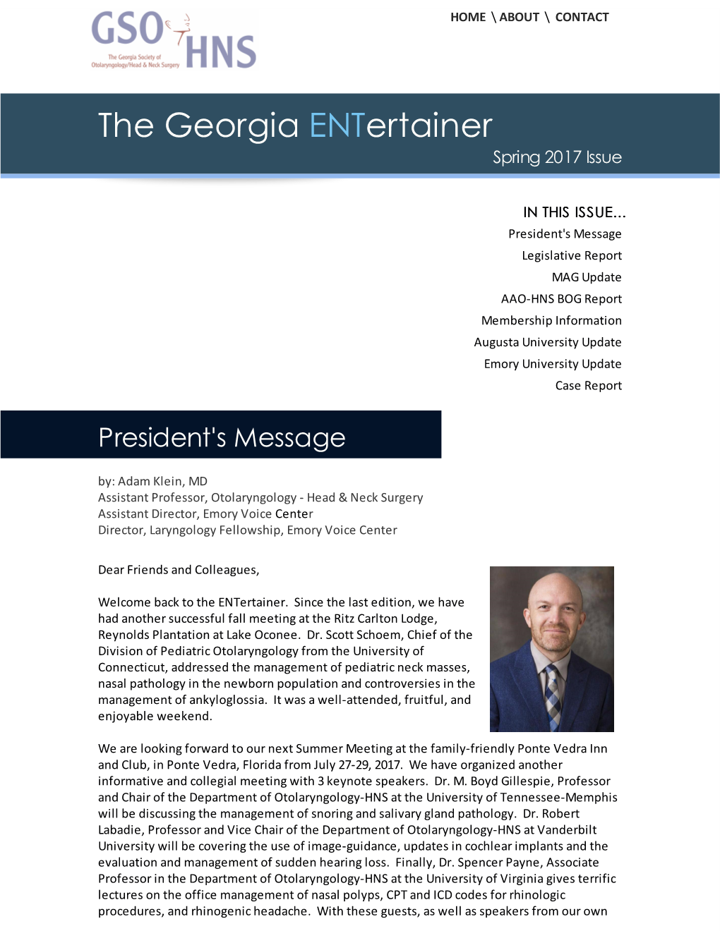 The Georgia Entertainer Spring 2017 Issue