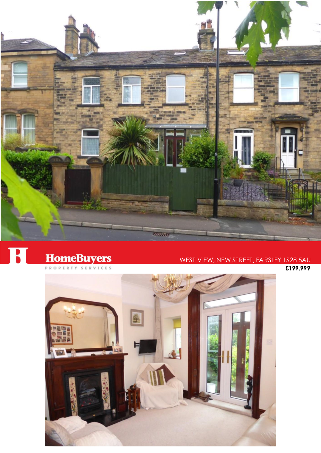 West View, New Street, Farsley Ls28 5Au £199,999