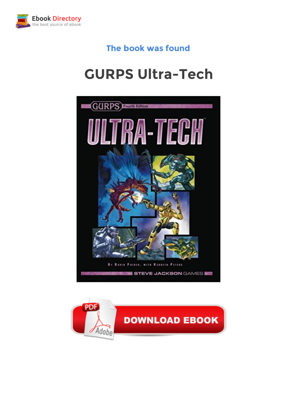 Review (PDF) GURPS Ultra-Tech