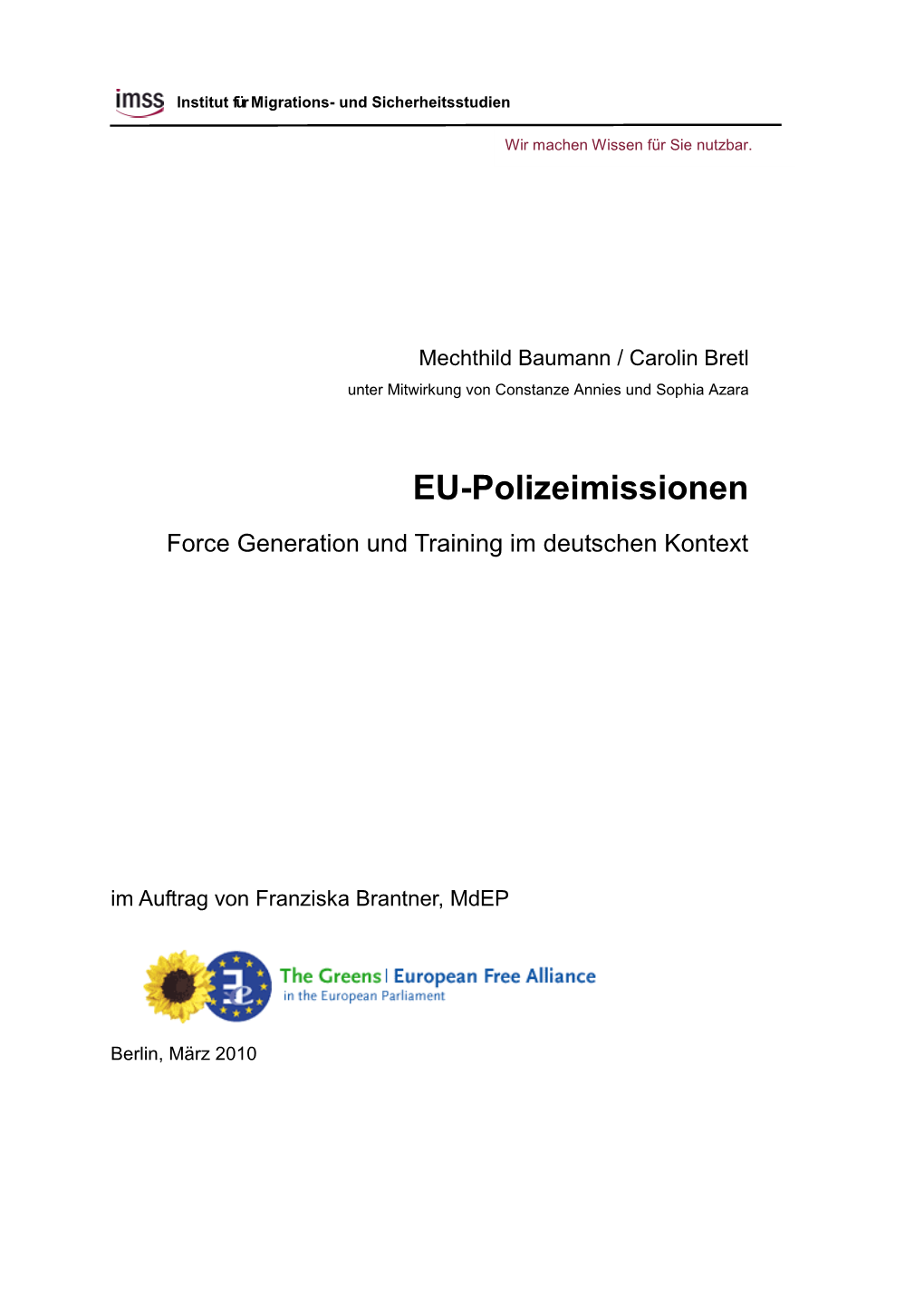 EU-Polizeimissionen