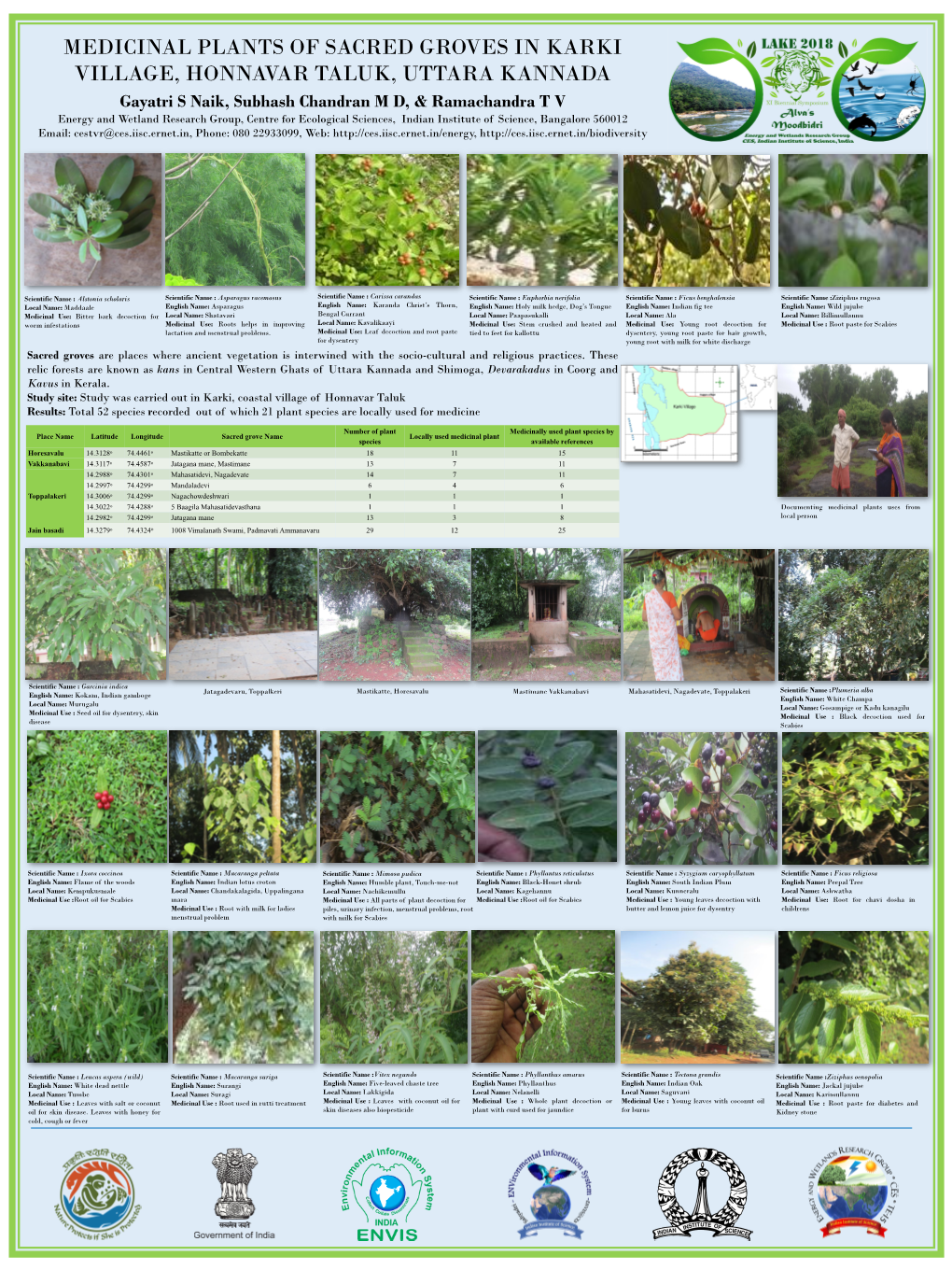 Medicinal Plants of Sacred Groves in Karki Village