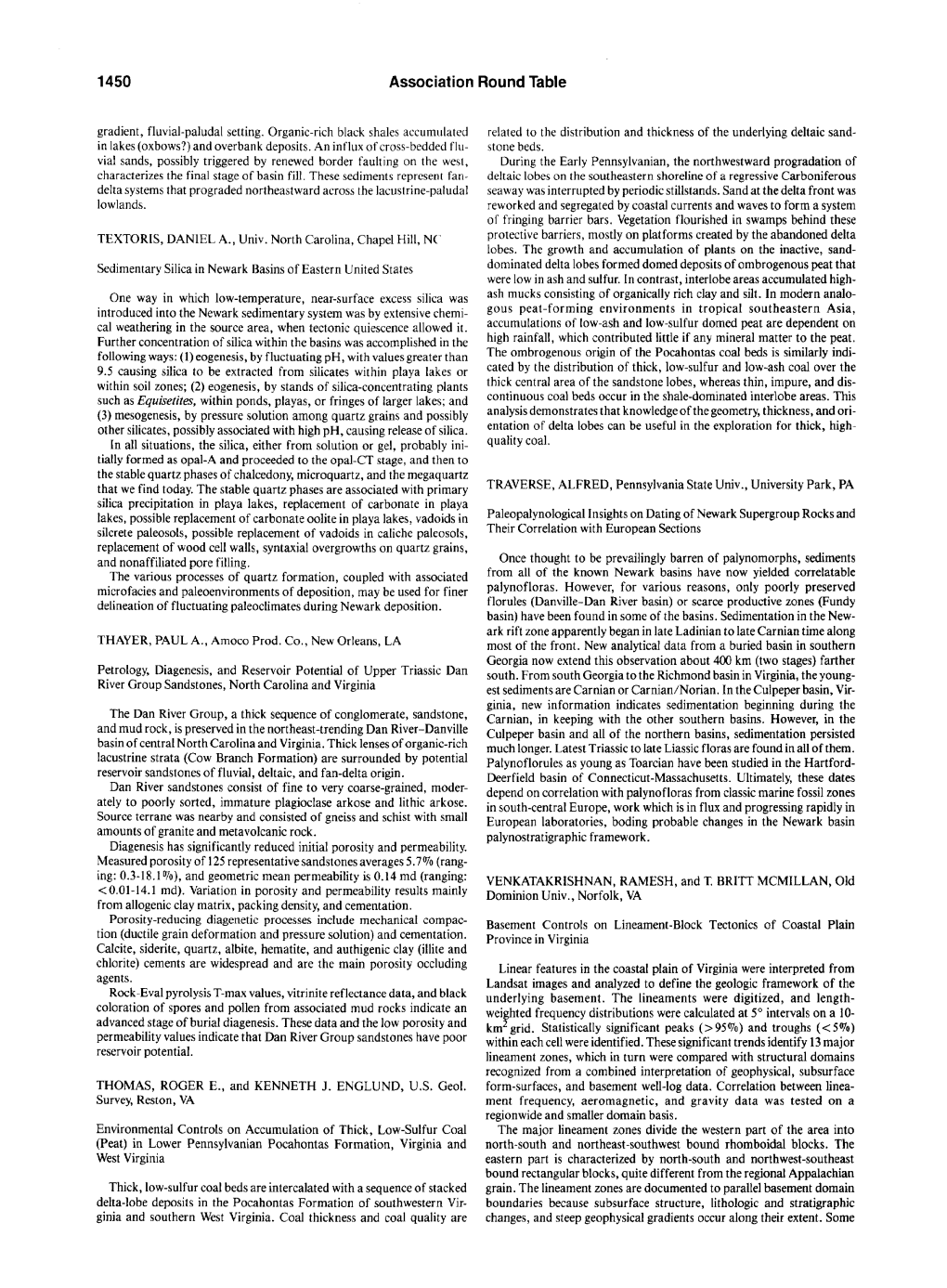 Basement Controls on Lineament-Block Tectonics of Coastal Plain Tion (Ductile Grain Deformation and Pressure Solution) and Cementation