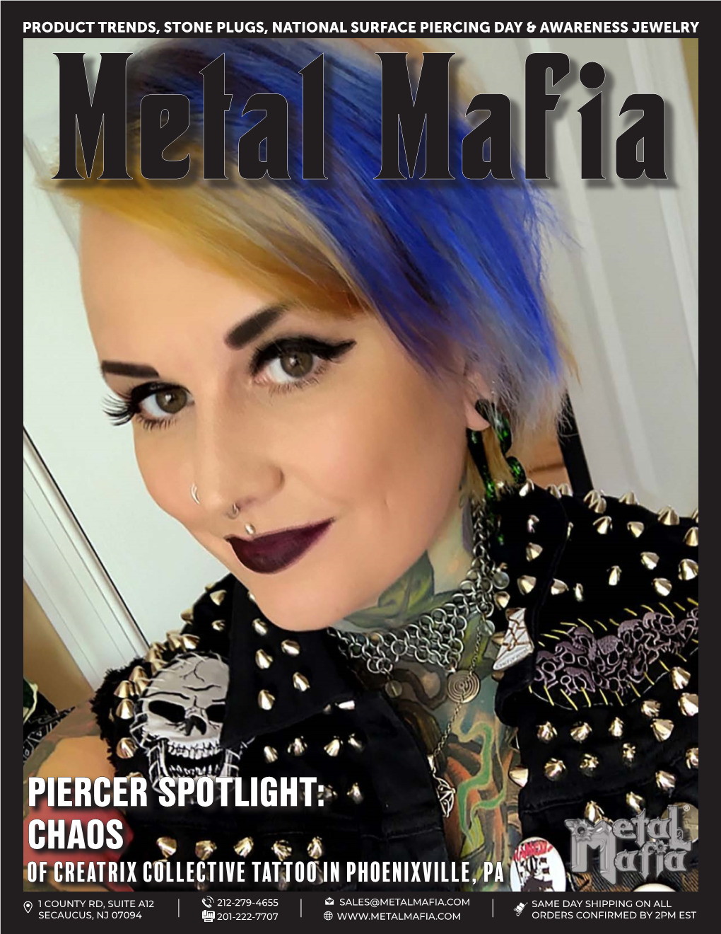 PIERCER SPOTLIGHT: CHAOS of Creatrix Collective Tattoo in Phoenixville, Pa