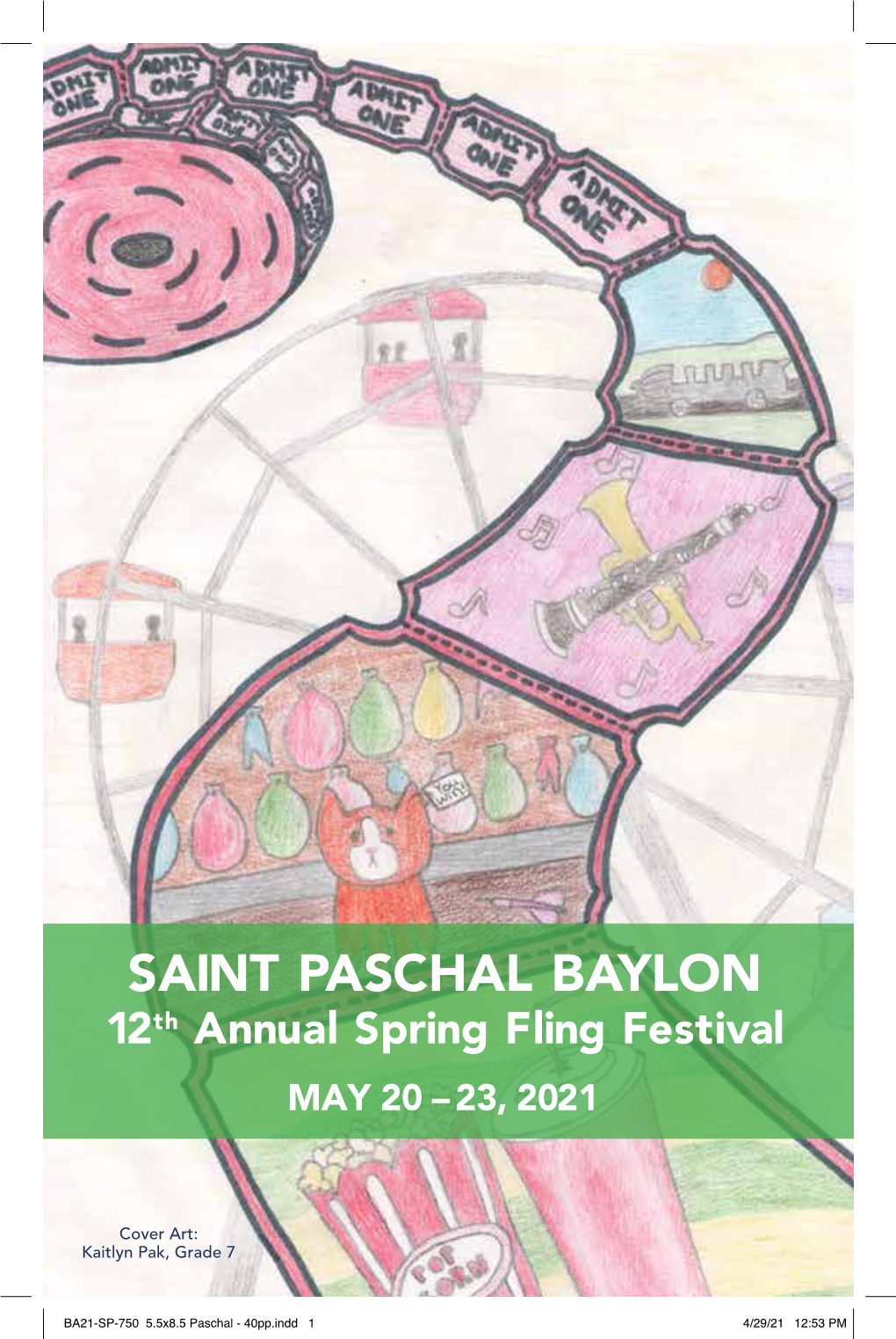 12Th Annual Spring Fling Festival MAY 20 – 23, 2021