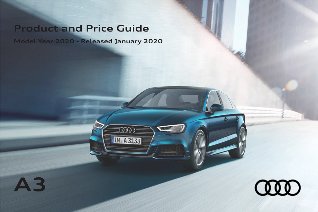 Product and Price Guide Model Year 2020 - Released January 2020