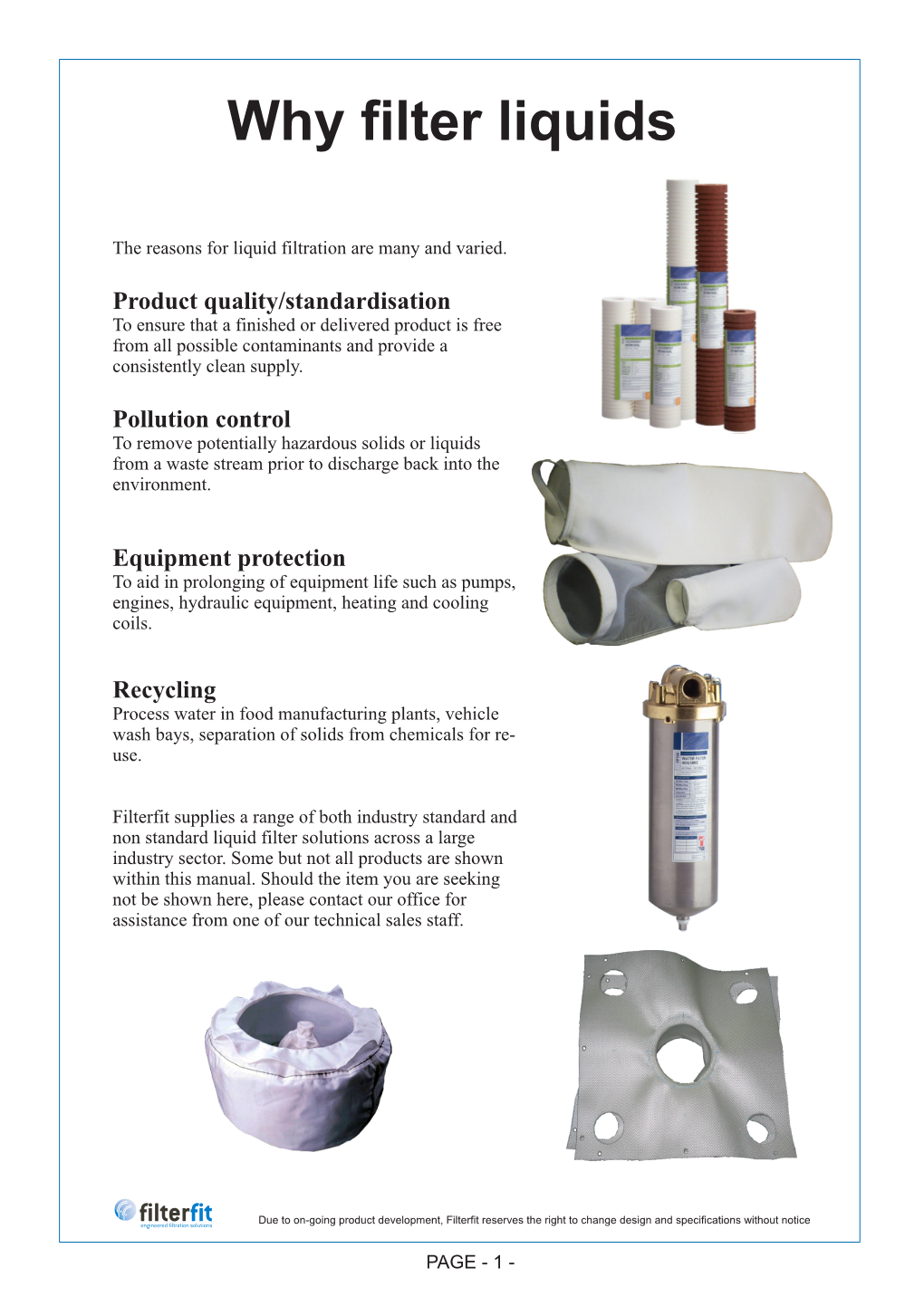 Liquid Filtration Systems