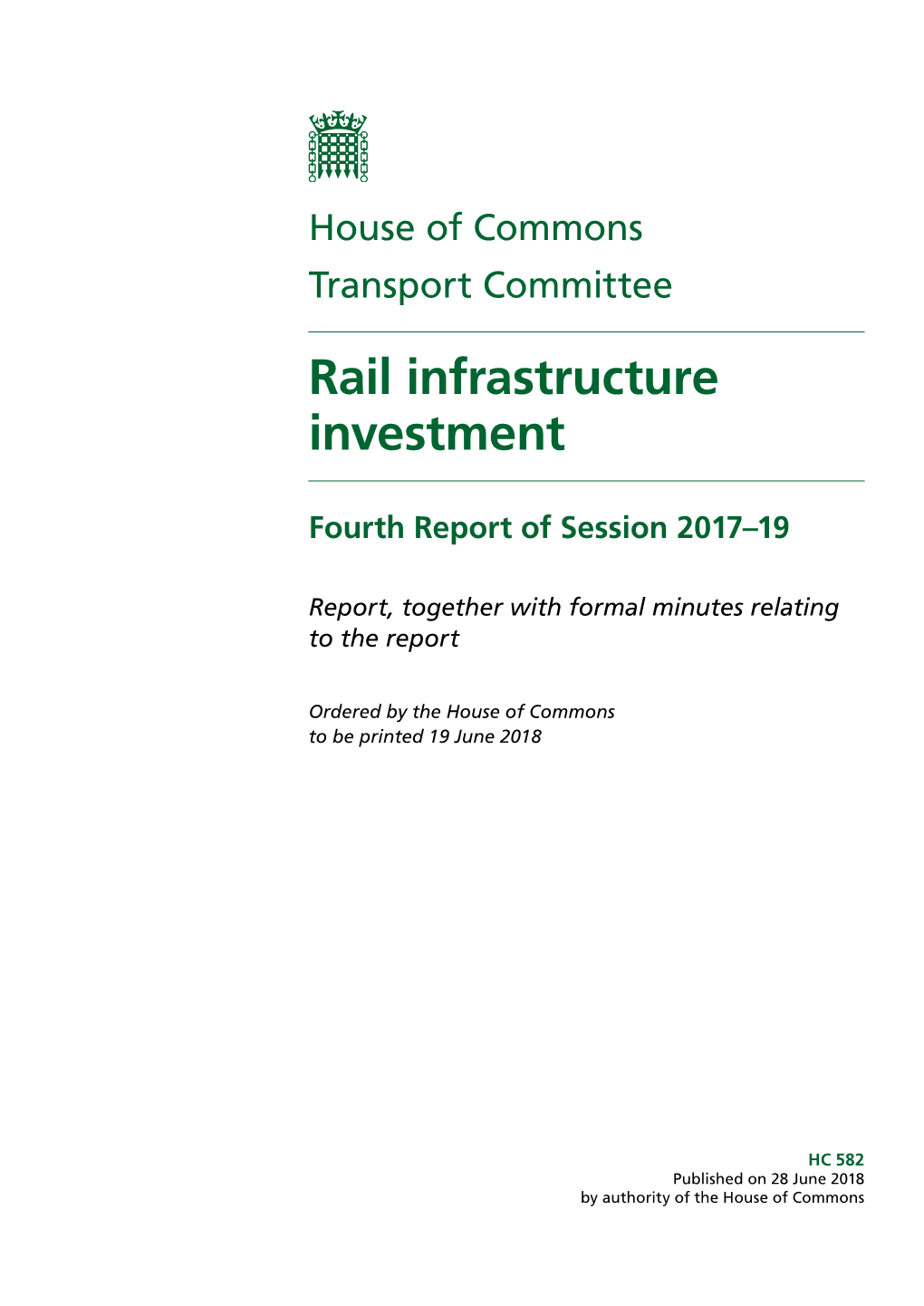 Rail Infrastructure Investment