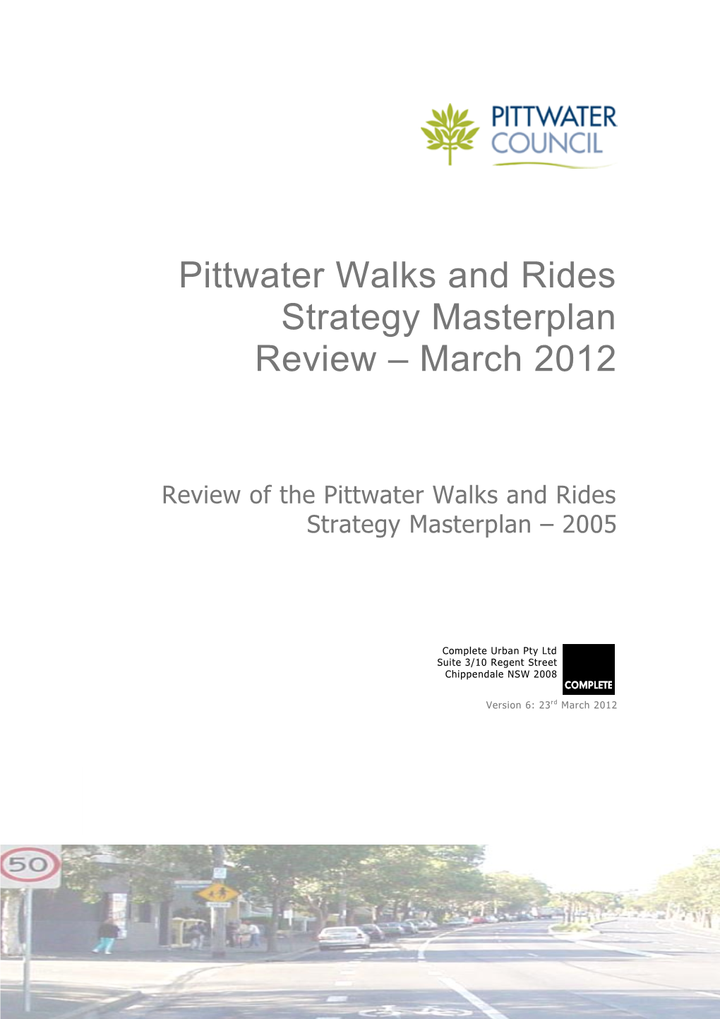 Pittwater Walks and Rides Masterplan Strategy