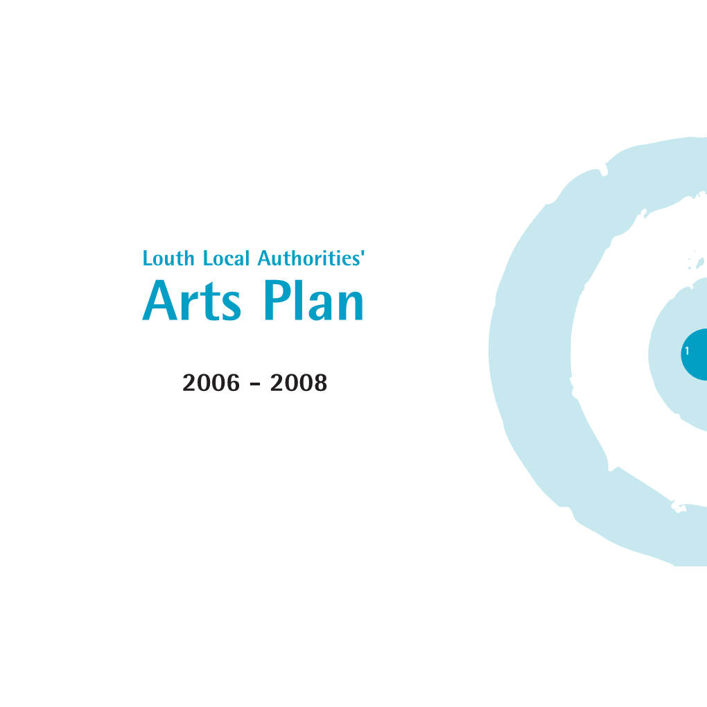 Arts Plan 2005/07 Layout