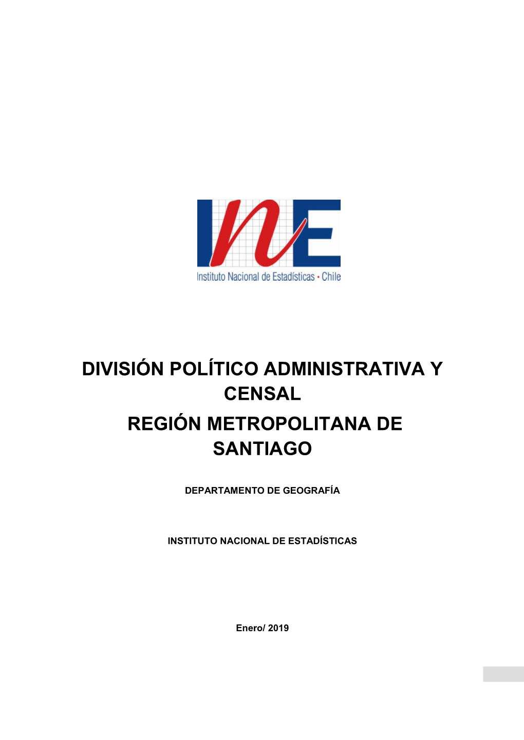 División Político Administrativa Y Censal Región Metropolitana De Santiago