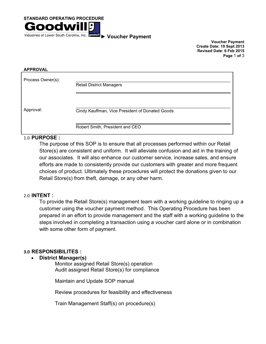 SOP-Sublijet Manufacture Inventory Control