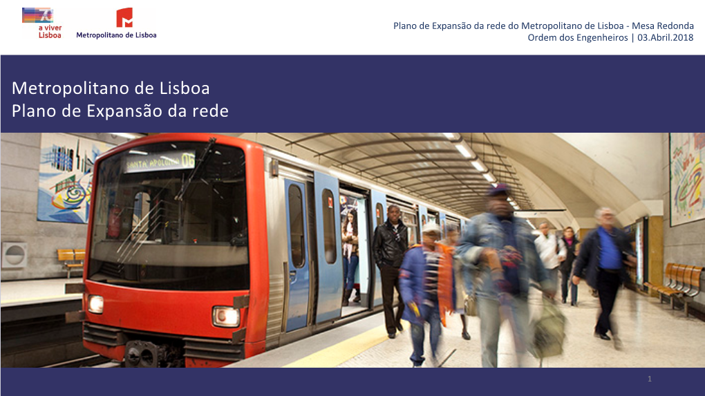 Metropolitano De Lisboa Plano De Expansão Da Rede