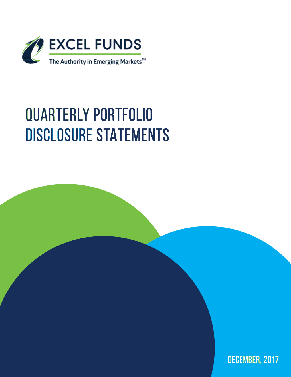 Quarterly Portfolio Disclosure Statements