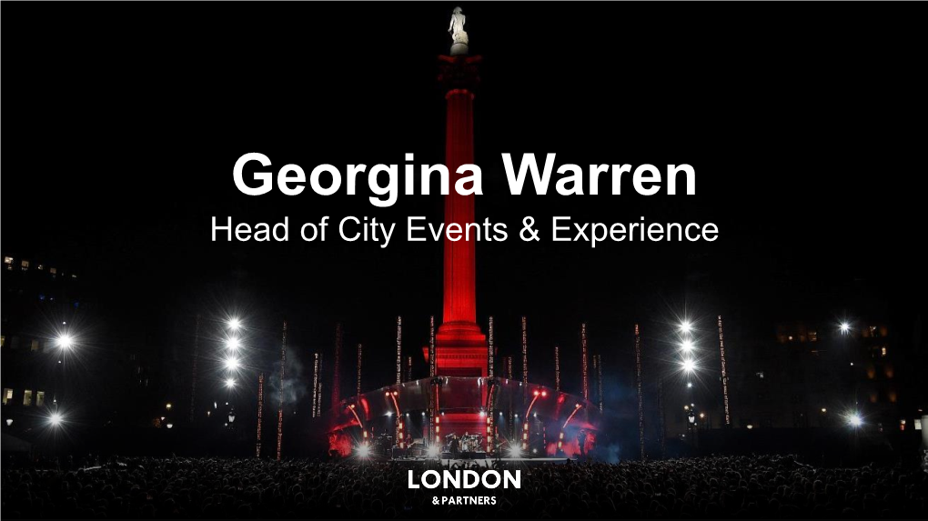 Head of City Events & Experience