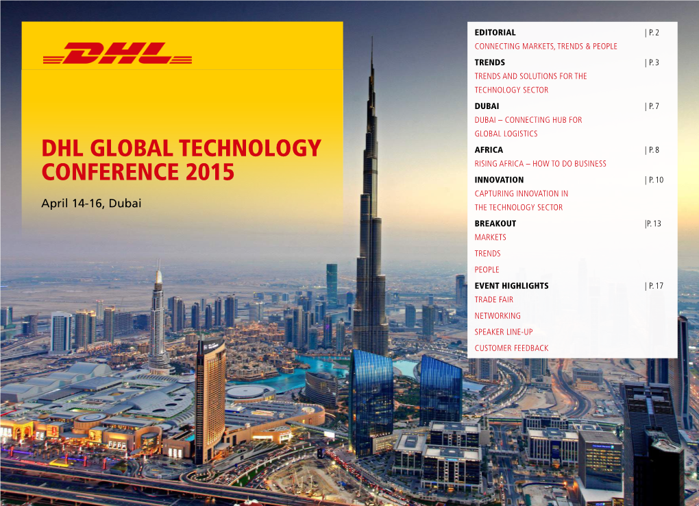 Dhl Global Technology Conference 2015