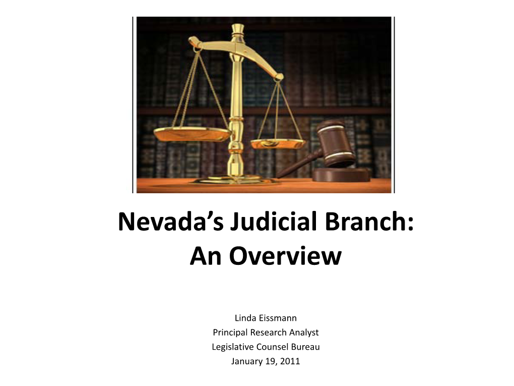 Judicial Branch Organization
