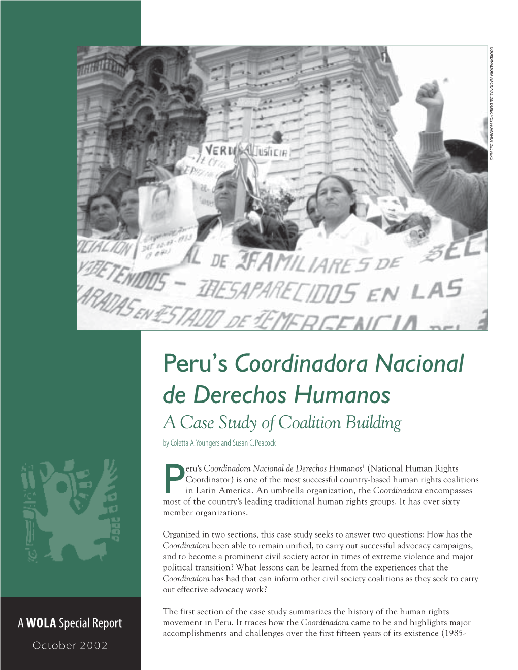 Peru's Coordinadora Nacional De