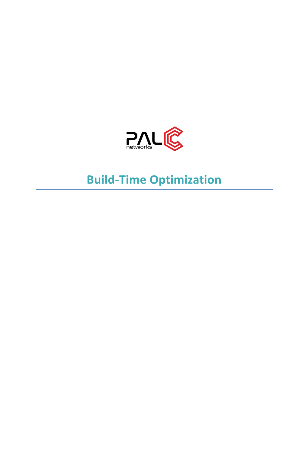 Build-Time Optimization