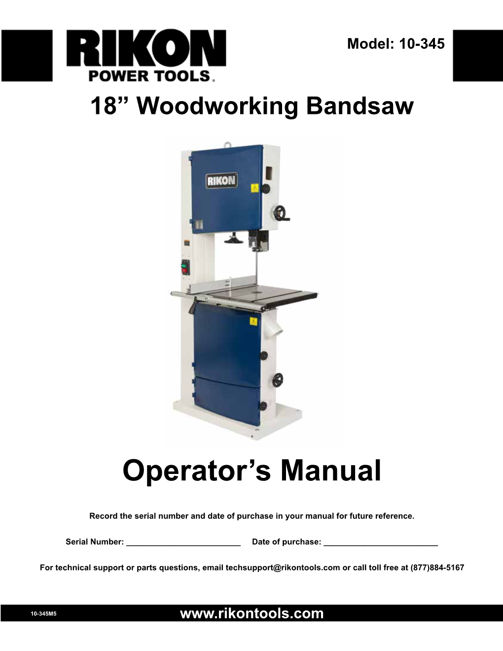 Operator's Manual