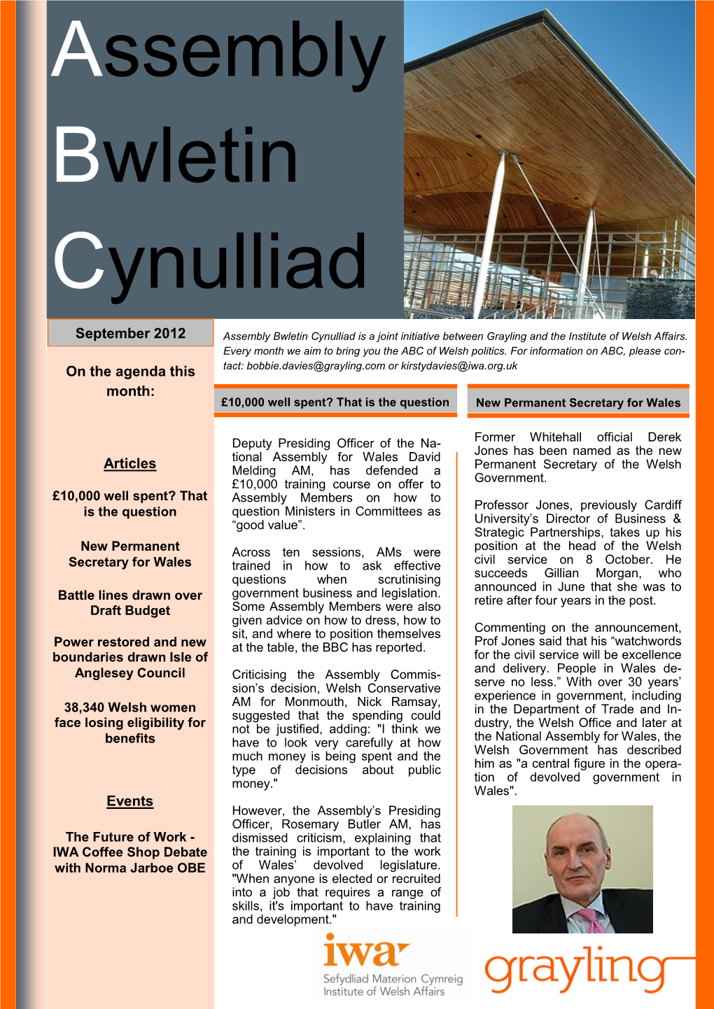 Assembly Bwletin Cynulliad