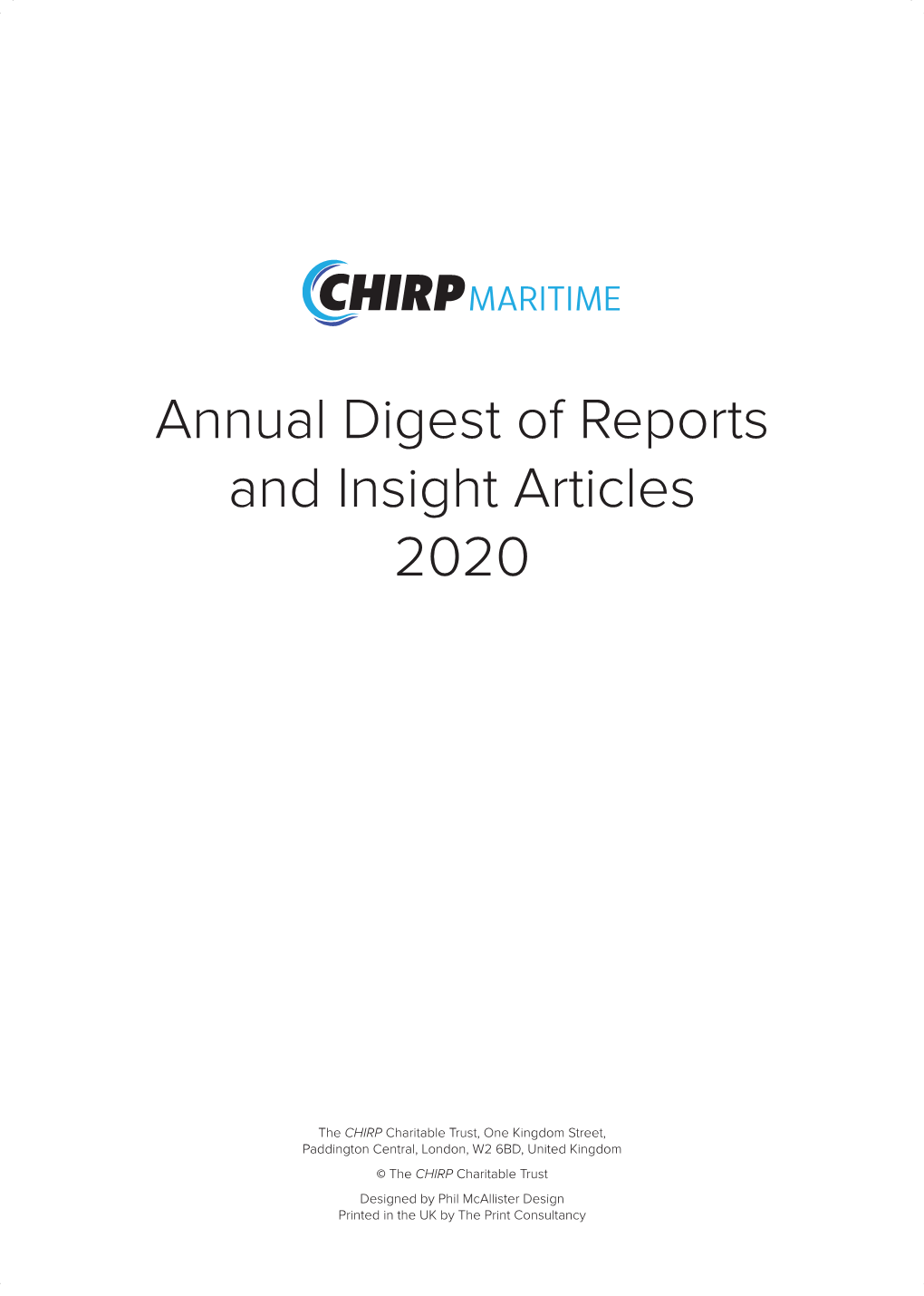 CHIRP Maritime Annual Digest 2020