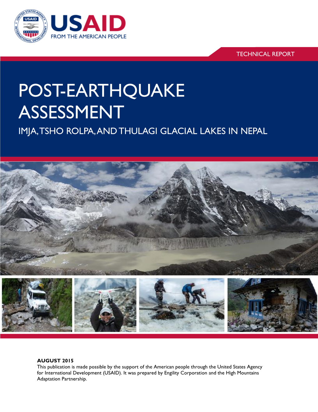 Post-Nepal Earthquake Assessment Report for USAID