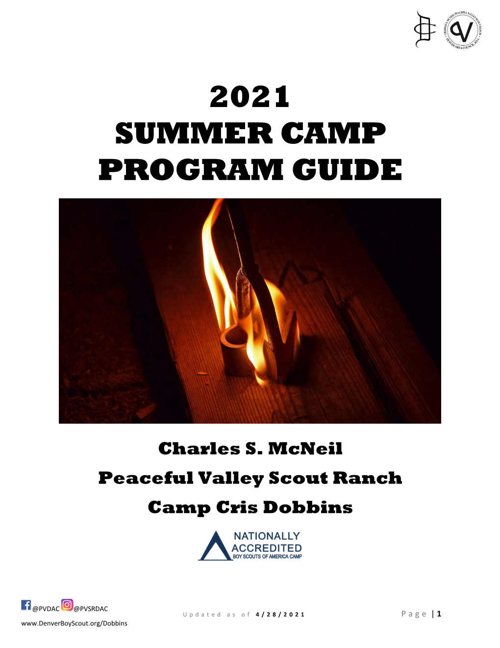 2021 Summer Camp Program Guide
