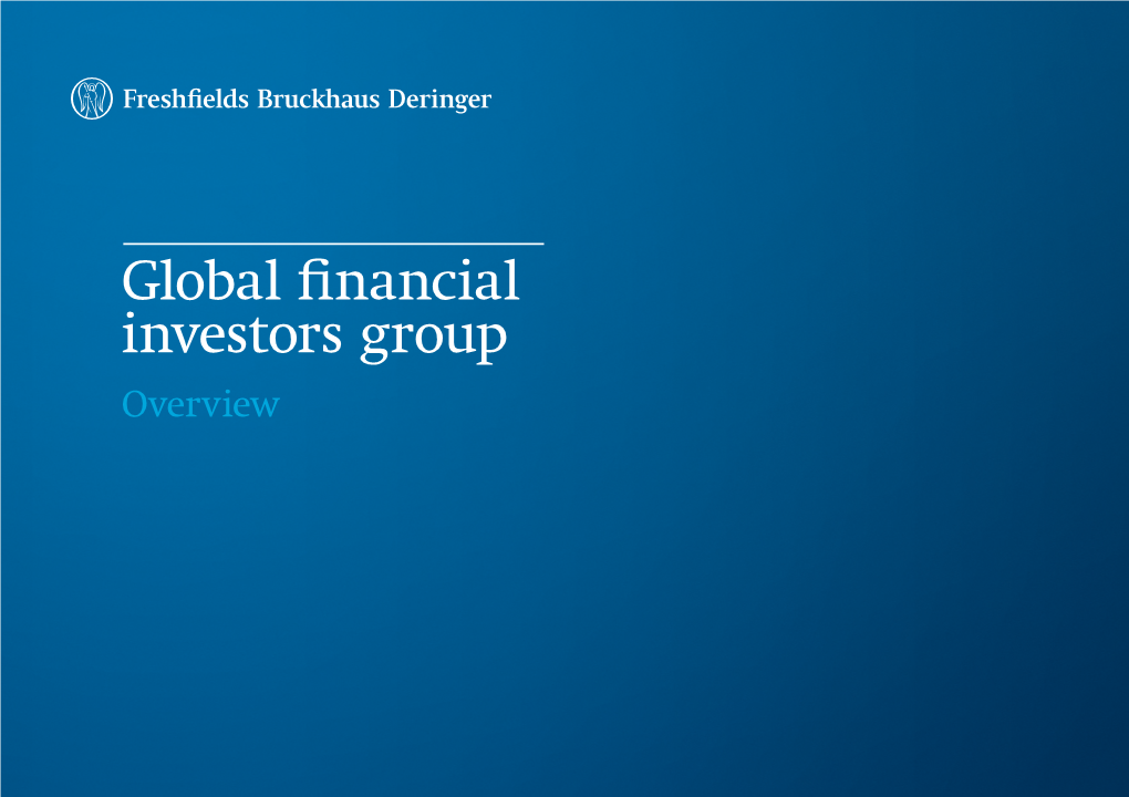 Global Financial Investors Group Overview