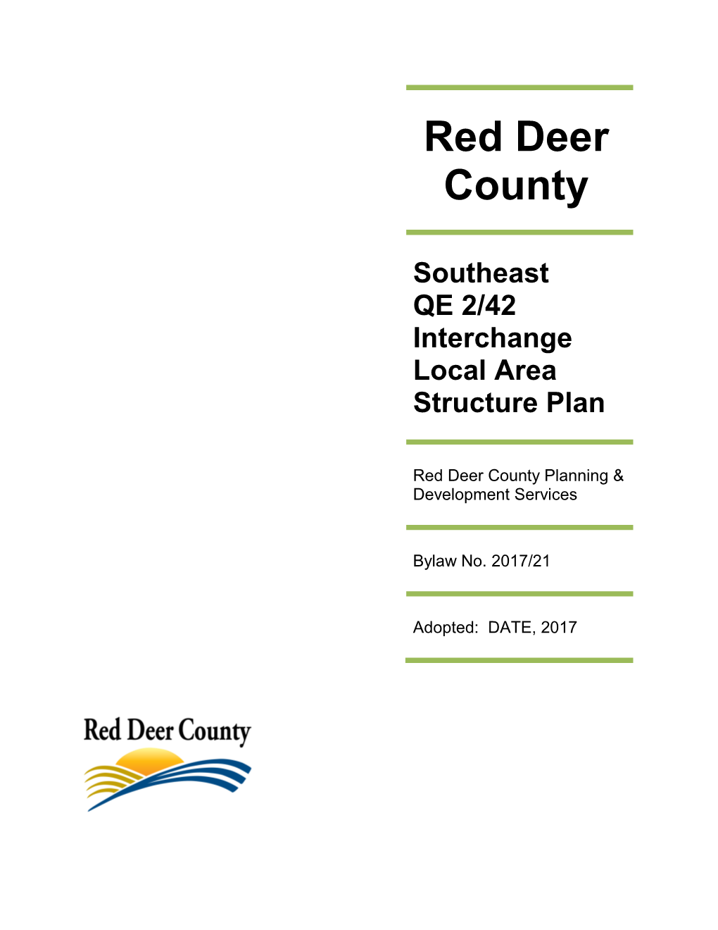 Southeast QE 2/42 Interchange Local Area Structure Plan