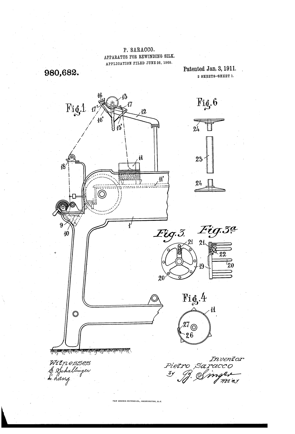 PJSARAGGO. Patented Jan. 3, 1911