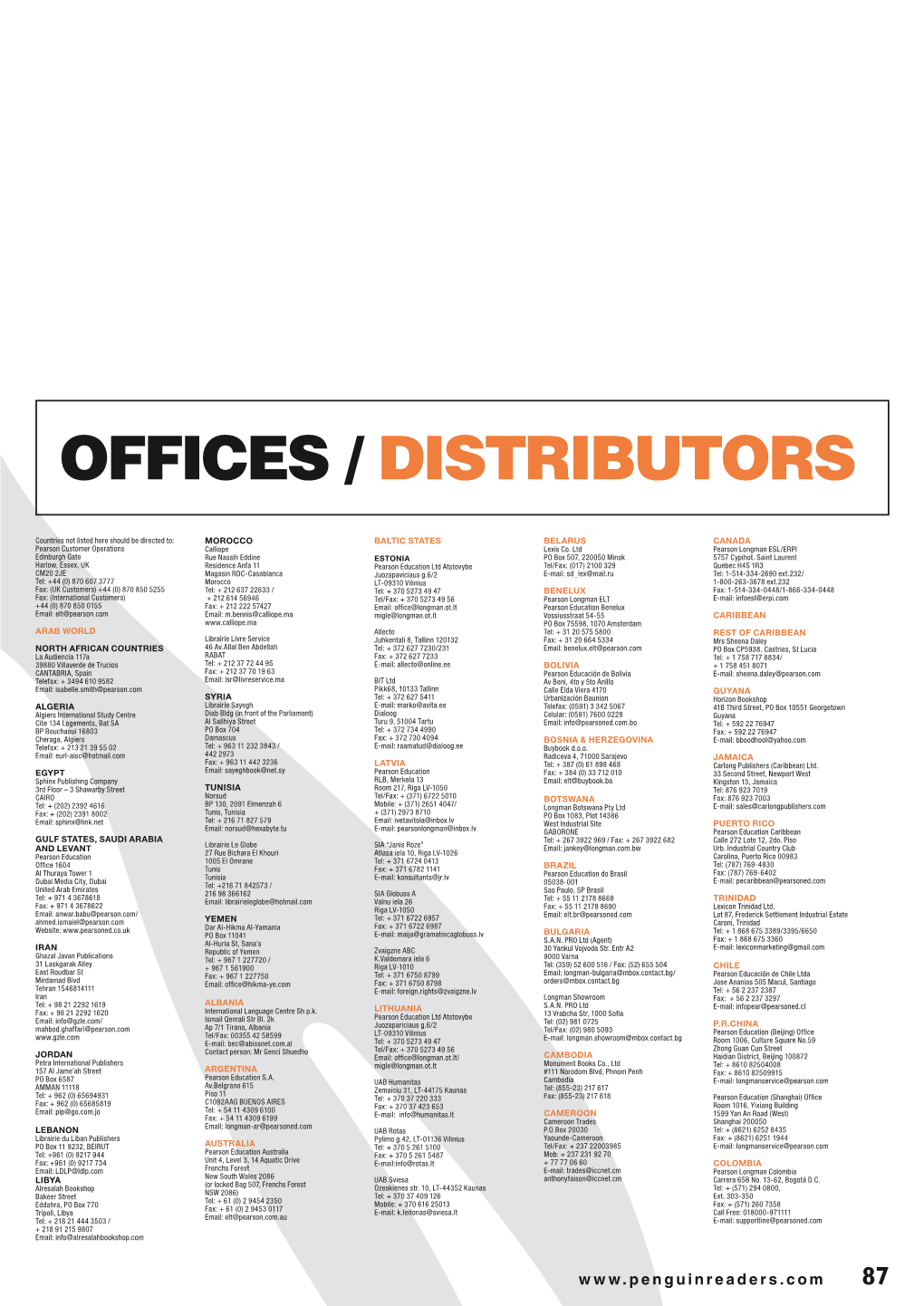 Offices / Distributors